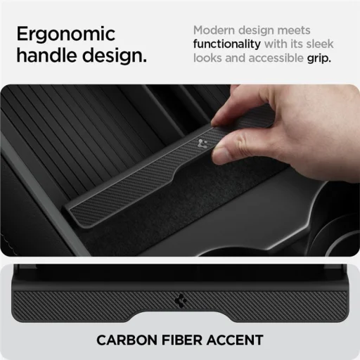 Spigen Tesla Center Console Organizer középkonzol rendszerező, fekete – Model Y/3 - 7