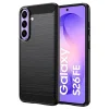 Techsuit Carbon Silicone nárazuvzdorné puzdro pre Samsung Galaxy S26 FE / S25 FE, čierne thumbnail