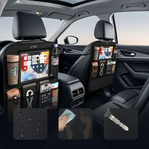Tech-protect Uca200 Backseat Car Organizer Black - 4