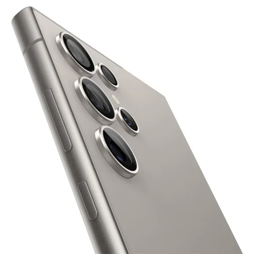 Spigen Glass tR EZ Fit Optik Pro 2 Pack kameravédő, gray – Samsung Galaxy S24 Ultra - 7