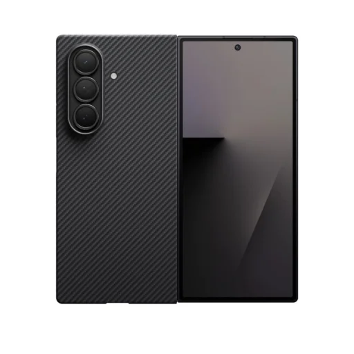  Samsung Galaxy Z Fold 7 Black/Grey Pitaka Ultra-Slim Case tok - 1