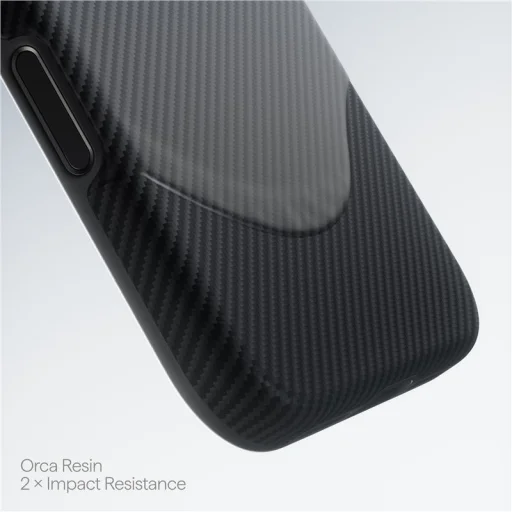  iPhone 17 Pro Max Black/Grey Pitaka Aramid UltraGuard Case tok - 7