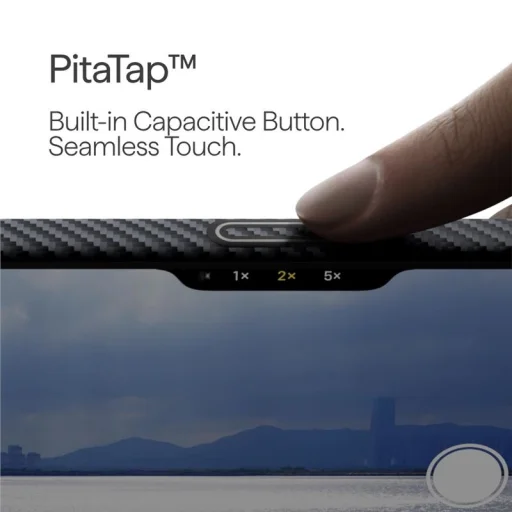  iPhone 17 fekete/szürke Pitaka Ultra-Slim tok - 7