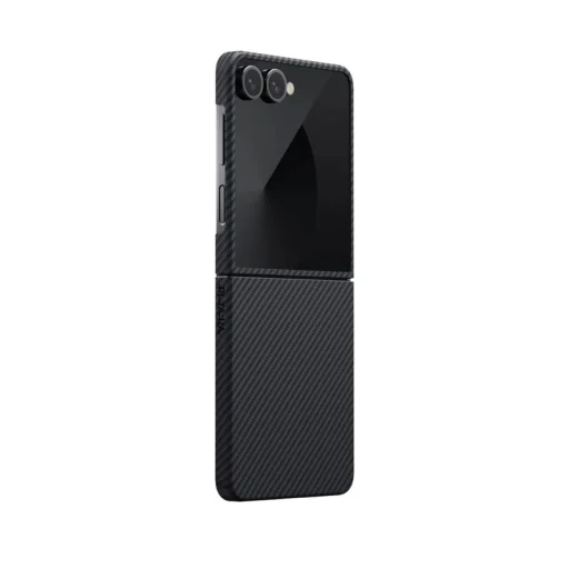 Pitaka Ultra-Slim Case Black/Grey puzdro pre Samsung Galaxy Z Flip 7 - 2