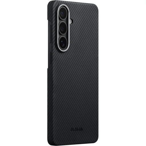 Samsung Galaxy S26+ fekete/szürke twill (Aaron Button) Pitaka Edge Case tok - 1