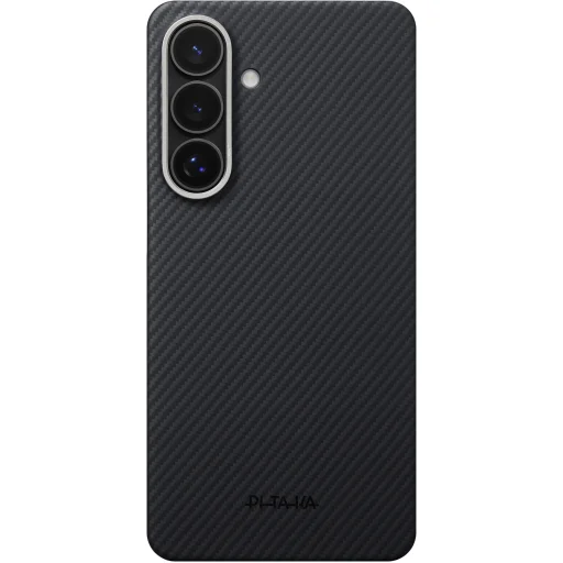 Samsung Galaxy S26+ fekete/szürke twill (Aaron Button) Pitaka Edge Case tok - 2