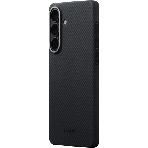 Samsung Galaxy S26+ fekete/szürke twill (Aaron Button) Pitaka Edge Case tok - 3