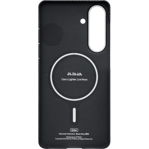 Samsung Galaxy S26+ čierny/sivý twill (Aaron Button) Pitaka Edge Case puzdro - 8