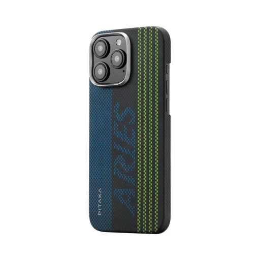 Pitaka x Aries Tactile Woven kryt s držiakom na karty pre iPhone 16 Pro Max - 9