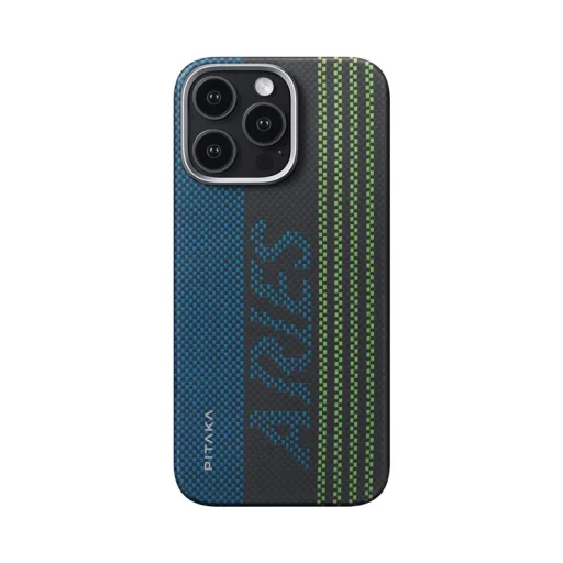 Pitaka x Aries Tactile Woven kryt s držiakom na karty pre iPhone 16 Pro Max - 4