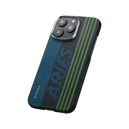 iPhone 16 Pro Pitaka x Aries Tactile Woven Case Credit Card tok - 7