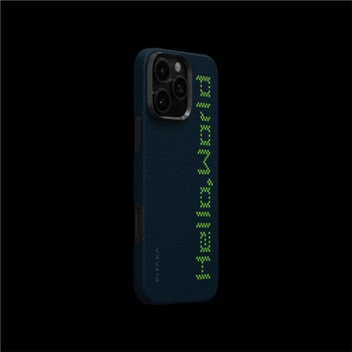 iPhone 16 Pro Max Pitaka Tactile Woven Case Hello World puzdro - 3