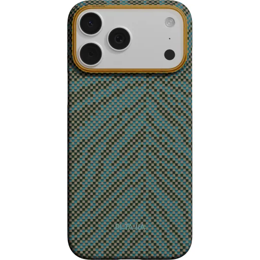 iPhone 17 Pro Max Dive Green Pitaka Edge Case Breath of Veins puzdro - 2
