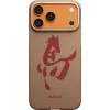iPhone 17 Pro PITAKA Edge Case Ink Horse Gold & Jade tok thumbnail