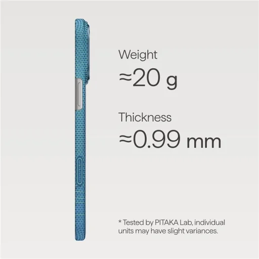 iPhone 17 Pro Lucid Blue Pitaka Ultra-Slim tok - 7