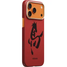 iPhone 17 Pro Pitaka Edge Case Ink Horse Cinnabar puzdro
