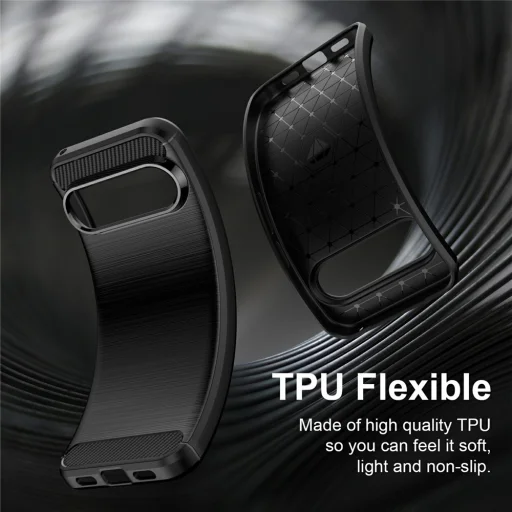 Čierne silikónové puzdro Techsuit Carbon pre Google Pixel 11 / Pixel 11 Pro - 3