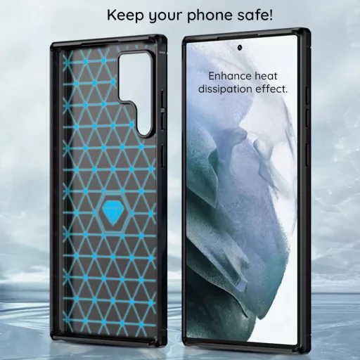 Čierne silikónové puzdro Techsuit Carbon pre Google Pixel 11 / Pixel 11 Pro - 10