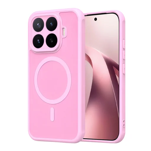 Xiaomi 17T ružové magnetické puzdro Techsuit HaloFrost II - 1