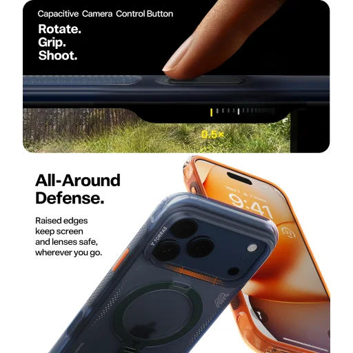 Torras Ostand Q3 Air, horizon orange - iPhone 17 Pro Max - 10