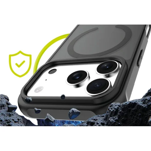 Mobile Origin Hybrid MagSafe puzdro, matné čierne – iPhone 17 Pro - 6
