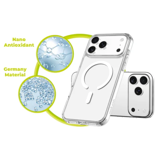 Mobile Origin Easy Hybrid MagSafe Case priehľadný kryt pre iPhone 17 Pro Max - 8