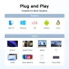 Techsuit ElysiumSync Pro 4. generácie USB4.0 Type-C kábel, 240 W, 40 Gbps, 8K 60 Hz, 1 m, sivý thumbnail