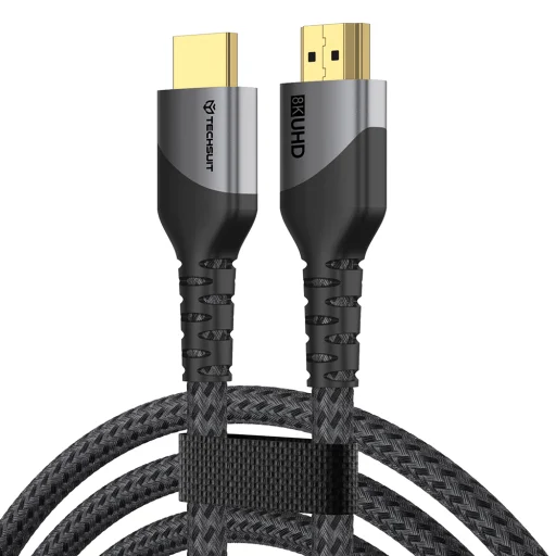  Techsuit NexusVision Pro HDMI 2.1 kábel, 2 m, szürke - 1