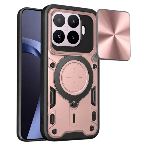 Puzdro Techsuit CamGuard Pro pre Xiaomi 17T Pro, ružovozlaté - 1