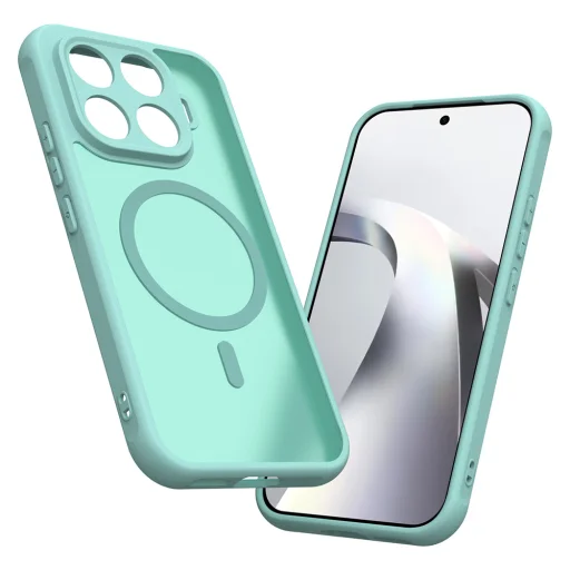 Mätovozelené puzdro Techsuit HaloFrost II MagSafe pre Xiaomi 17T - 3