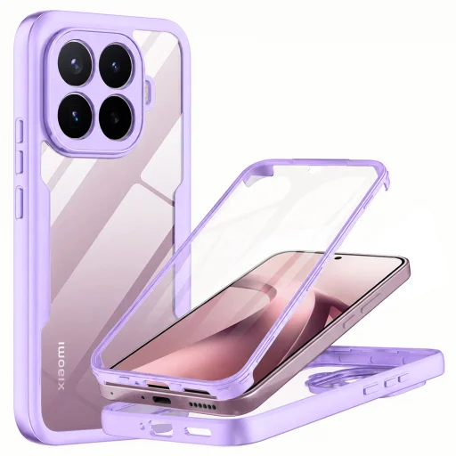 Xiaomi 17T fialové puzdro Techsuit ColorVerse 360 séria s ochranou displeja - 1