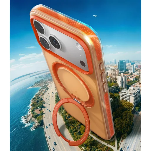 Torras Ostand O3 Hue, zlatý citrus – iPhone 17 Pro Max - 5