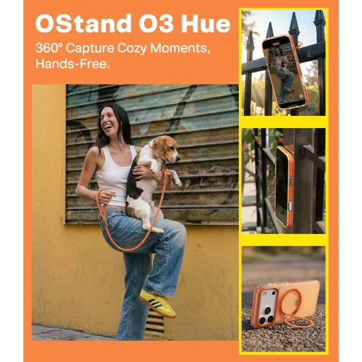 Torras Ostand O3 Hue, zlatý citrus – iPhone 17 Pro Max - 7