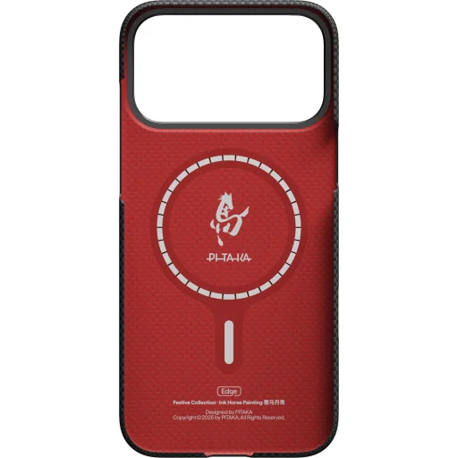 iPhone 17 Pro Pitaka Edge Case Ink Horse Ink Rhythm tok - 3
