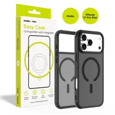 Mobile Origin Easy Hybrid MagSafe puzdro, matná čierna – iPhone 17 Pro Max