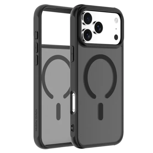 Mobile Origin Easy Hybrid MagSafe puzdro, matná čierna – iPhone 17 Pro Max - 2