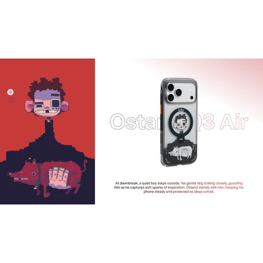 Torras Ostand Q3 Air Gawx Limited Dawnbreak Guard iPhone 17 Pro Max tok - 12