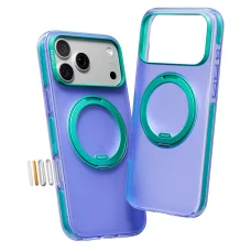 Torras Ostand O3 Hue védőtok iPhone 17 Pro készülékhez, violet purple