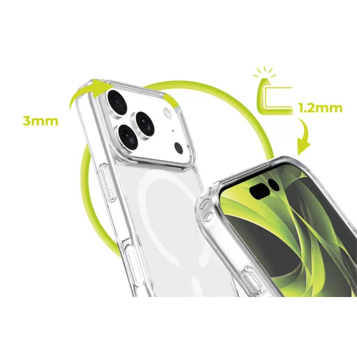 Mobile Origin Easy Hybrid MagSafe priehľadný kryt pre iPhone 17 Pro - 7