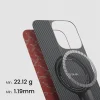 Apple iPhone 16 Pro Pitaka Tactile Woven Case, PTK piros/arany tok thumbnail