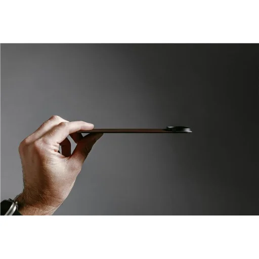 Nomad Magnetic Leather Back fekete (Horween) Magsafe iPhone 17 Pro - 12