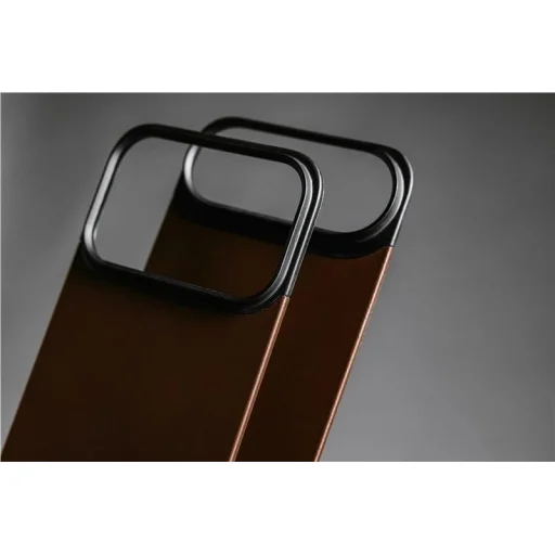 Nomad Magnetic Leather Back čierny (Horween) MagSafe – iPhone 17 Pro Max - 12