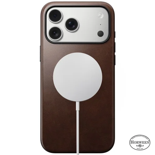 Nomad Modern Leather Case rustic brown (Horween) tok iPhone 17 Pro Max készülékhez - 4