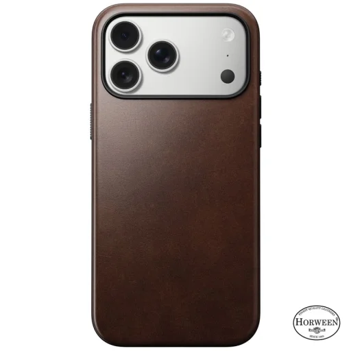 Nomad Modern Leather Case rustic brown (Horween) tok iPhone 17 Pro Max készülékhez - 1