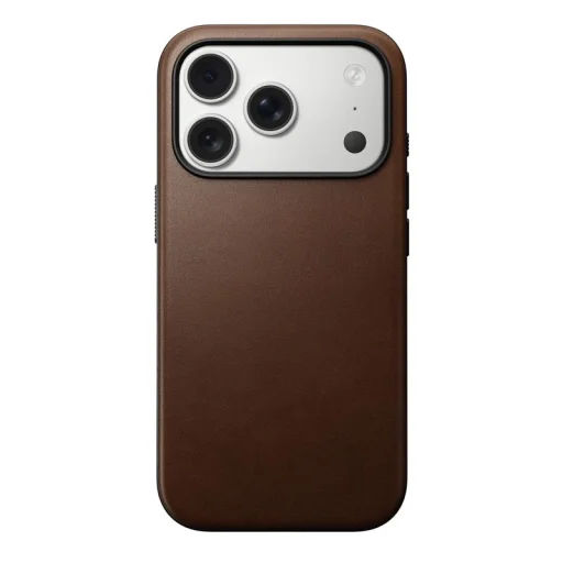 Nomad Modern Leather Case hnedý kryt pre iPhone 17 Pro - 1
