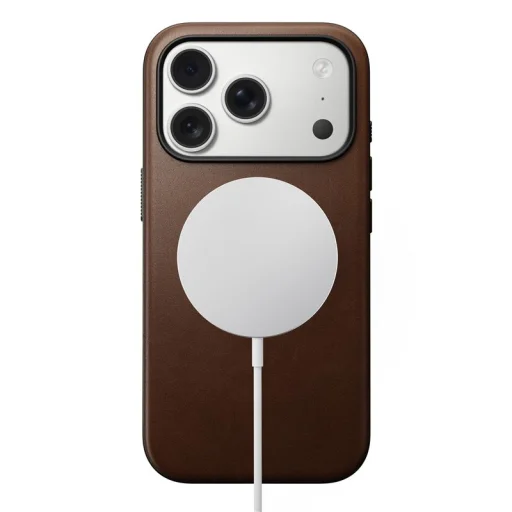 Nomad Modern Leather Case hnedý kryt pre iPhone 17 Pro - 3