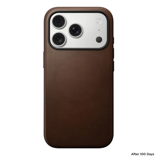 Nomad Modern Leather Case hnedý kryt pre iPhone 17 Pro - 5