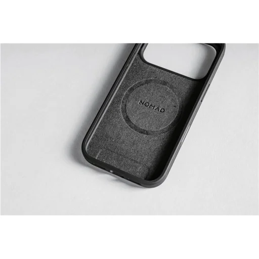 Nomad Modern Leather Case čierne puzdro pre iPhone 17 Pro Max - 9