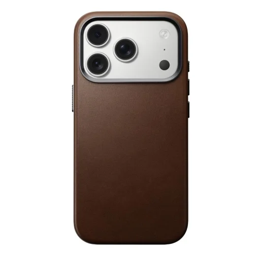 Nomad Traditional Leather Case hnedé puzdro pre iPhone 17 Pro - 1