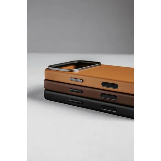 Nomad Traditional Leather Case čierne puzdro pre iPhone 17 Pro - 3